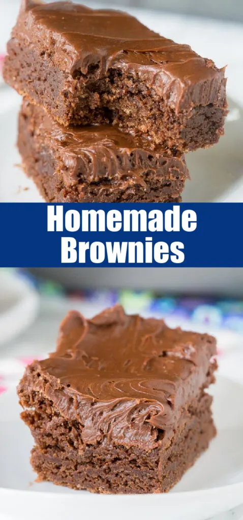 close up brownies for pinterest