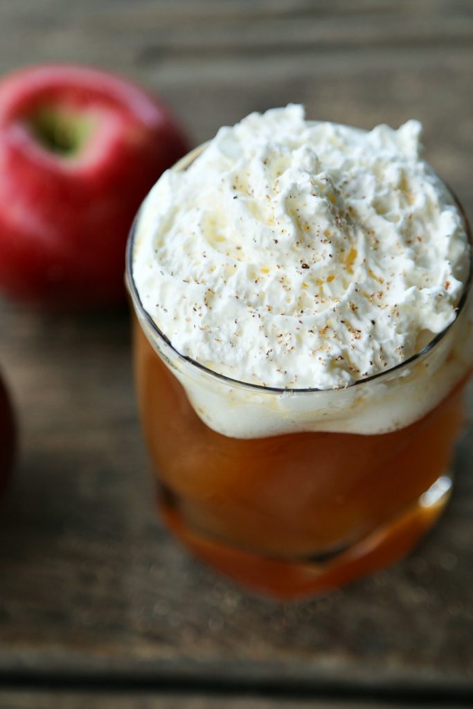 Hot Maple Bourbon Apple Cider {Foodie with Family}