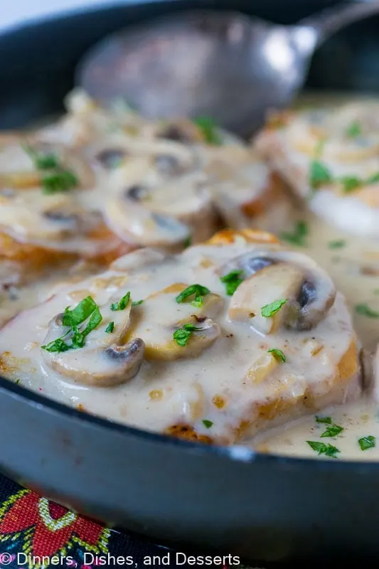 Smothered Pork Chops Recipe - an easy one pan dinner any night of the week
