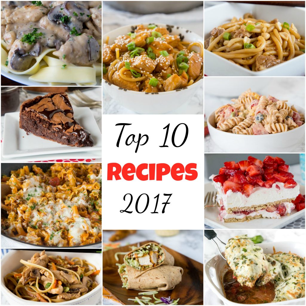 Check out the Top 10 most popular recipes of 2017.