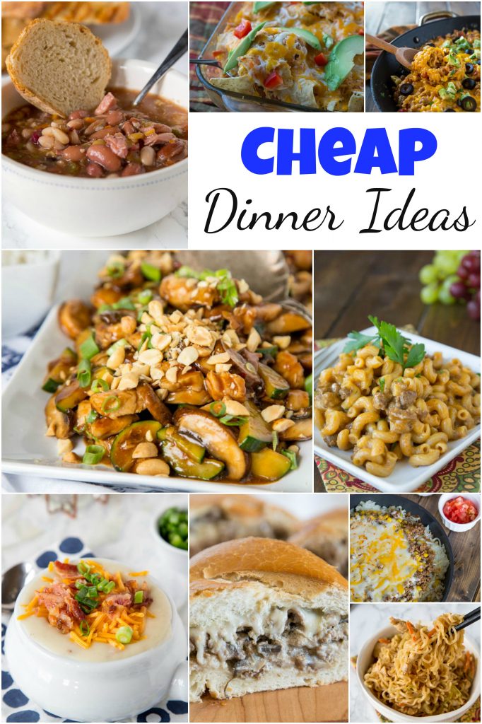 Cheap Dinner Ideas - want dinner ideas that won't break the bank?  Here are 25 of my favorite dinner recipes that are cheap and easy for any night of the week!