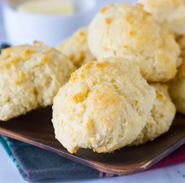 Easy Biscuit Recipe - these are the perfect homemade biscuits. Light, fluffy, tender, buttery, and delicious. Make in minutes any night of the week. 