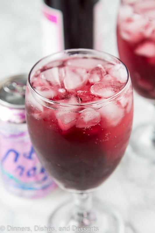 Berry Red Wine Spritzer - Dinners, Dishes, and Desserts