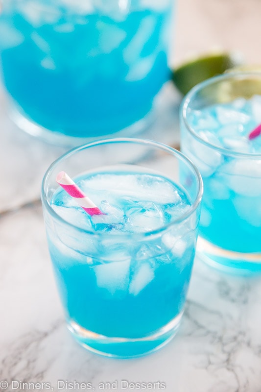 Blue margaritas