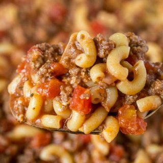 Old Fashioned Goulash - The same American goulash recipe that you grew up with. A hearty recipe that the entire family can enjoy any night of the week. 