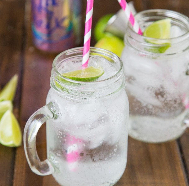 Vodka Soda Recipe - a classic easy to make cocktail that uses La Croix, vodka and a twist of lime. Crisp, refreshing and delicious.