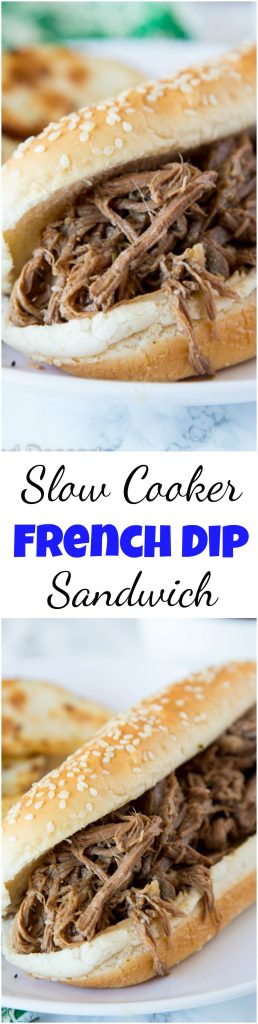 Slow Cooker french Dip collage