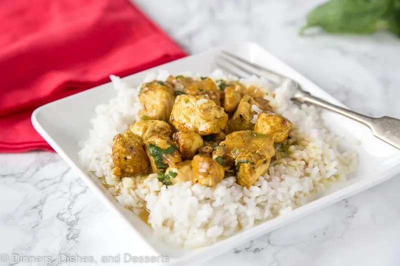 Basil Coconut Chicken Curry