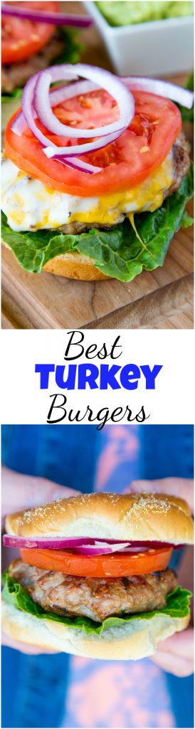 Best Turkey Burger Recipe - make your turkey burgers super juicy and tender with this foolproof recipe. Perfect for grilling season or even in the middle of winter. 