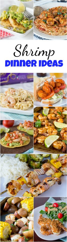 Shrimp Dinner Ideas - Shrimp is a great go to for dinner, it cooks super fast and is good for you too!  These easy shrimp recipes will be become your go to dinner ideas!
