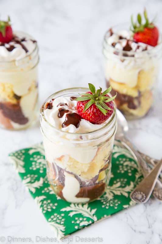 Boston Cream Pie Parfaits