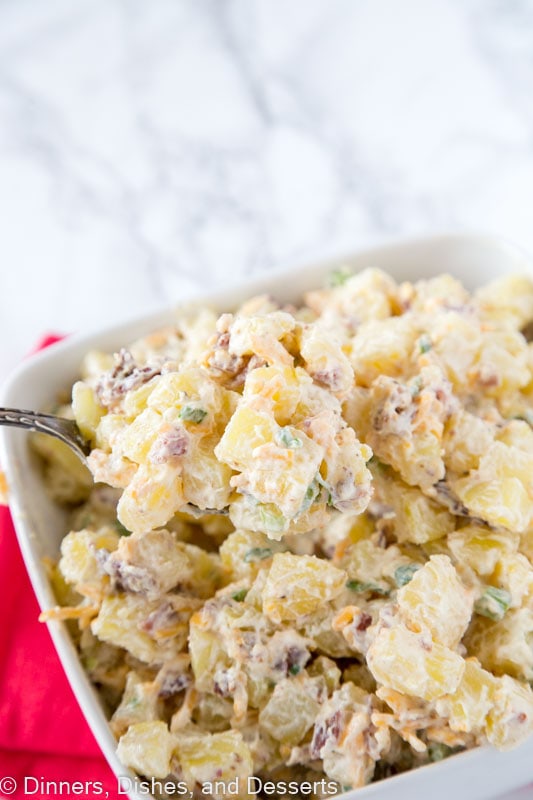 Loaded Potato Salad - Dinners, Dishes, and Desserts