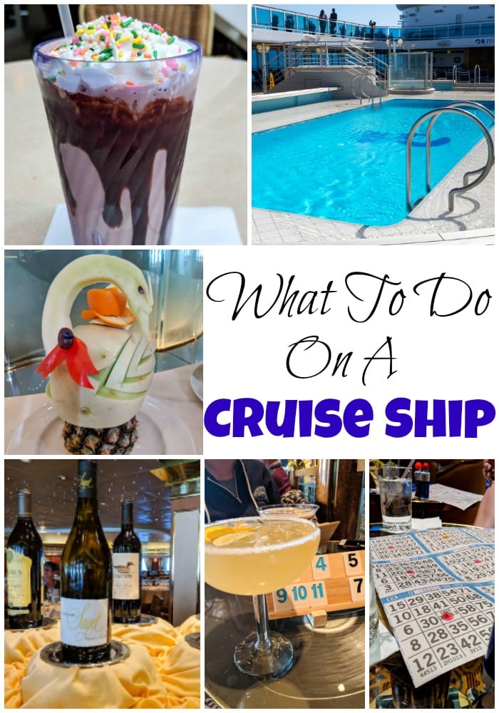What to do on a Cruise Ship - have a cruise planned?  Wondering how to fill your time and make sure you don't get bored?  Here are lots of great ideas to keep you busy and having fun!