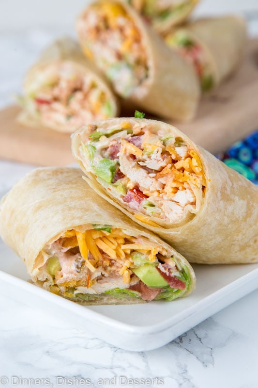 Healthy Chicken Wrap - Green Healthy Cooking