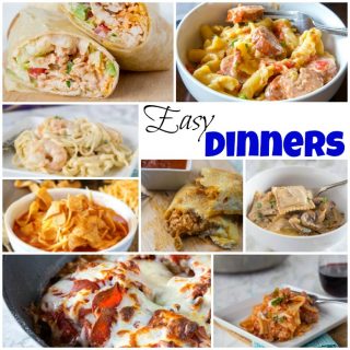 Easy Dinners - get dinner on the table without much work with these Easy Dinners. The whole family will be happy and you can skip the take out.