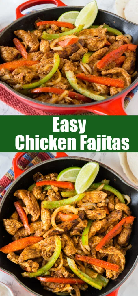 Easy Chicken Fajitas Recipe - JoyFoodSunshine