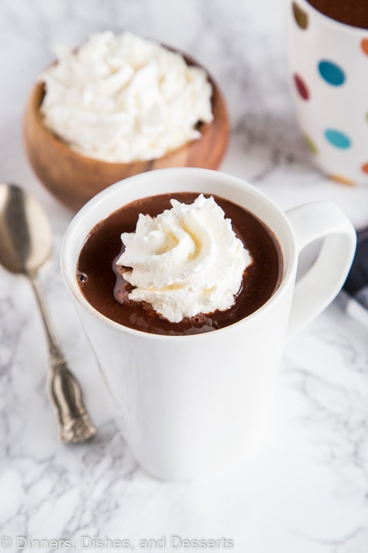 A cup of hot chocolate with whipped cream