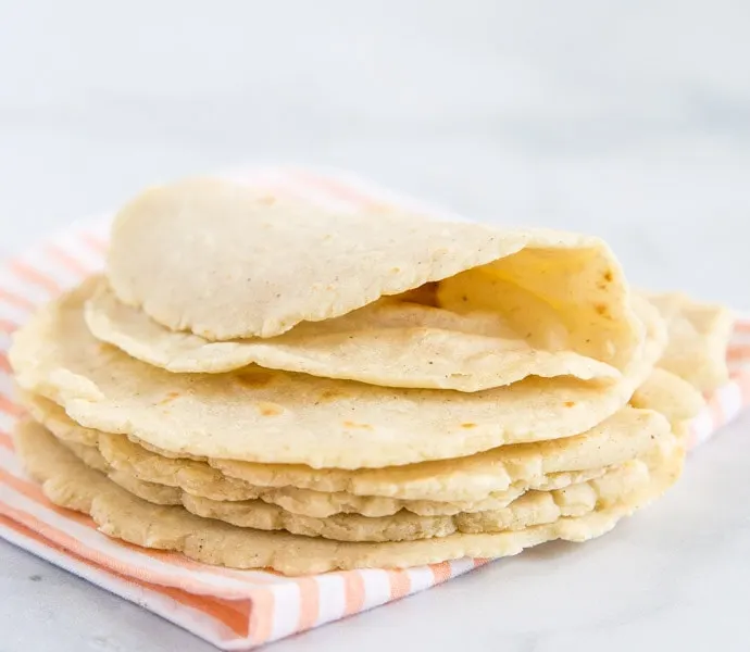 Homemade Corn Tortillas - Mexican night just got better with these easy, just 3 ingredient homemade tortillas. So much better than store bought. 