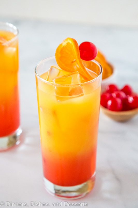 Tequila Sunrise Recipe Dinners, Dishes, and Desserts