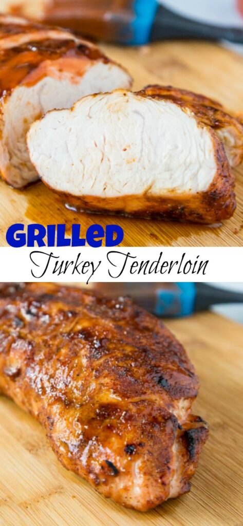 Barbecue Turkey Tenderloin - Grilled turkey tenderloin seasoned with a smoky rub and grilled to perfection.Â  Coated in your favorite barbecue sauce for the perfect summer meal.