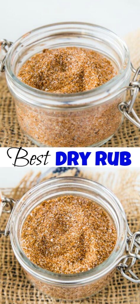Best Dry Rub Recipe - this is the ultimate bbq dry rub that is great for ribs, chicken, pork and even turkey!Â  Make a big batch to have in your pantry for anytime you want to grill!Â 