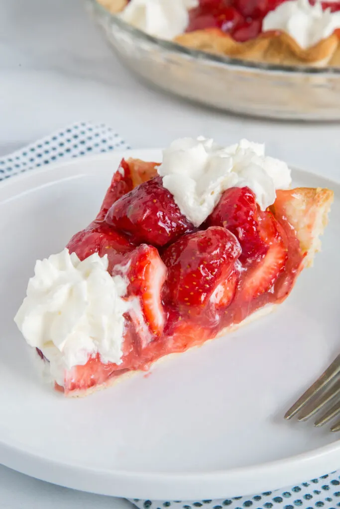Strawberry Pie without jello is an easy no bake pie that everyone will love