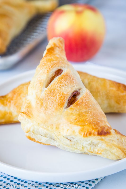 Apple turnovers are super easy and flaky! 