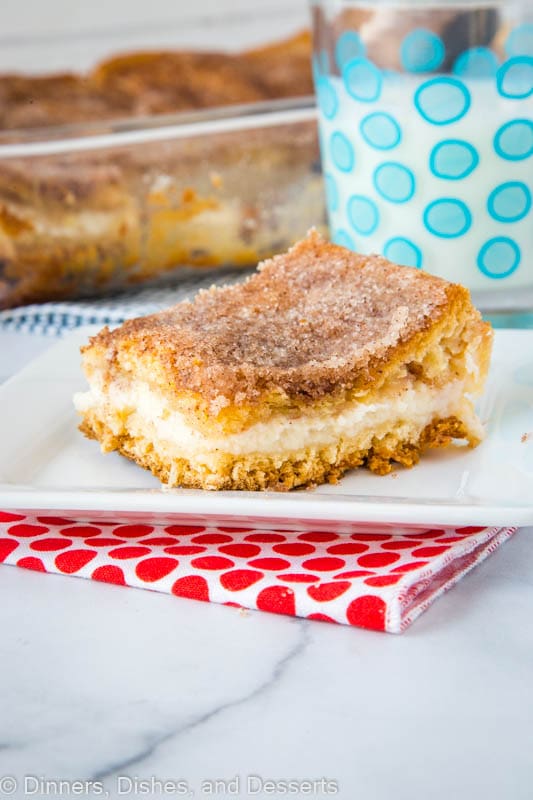 A close up of a slice of cake on a plate, with Dinner and Cheesecake