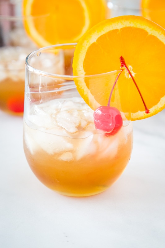 Classic amaretto sour is super simple to make with just 4 ingredients