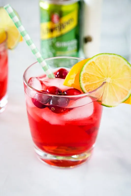 Cranberry and gin work great together in this fun cocktail