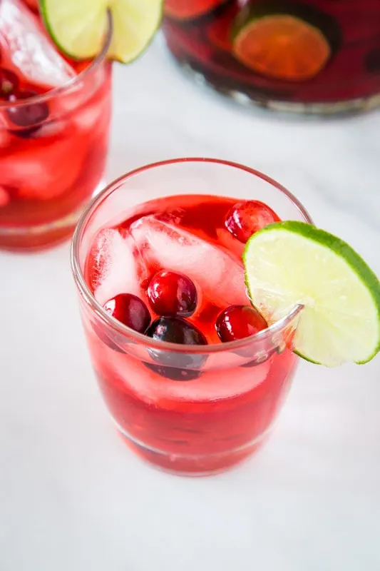Punch is a great to serve during the holidays.  Make a big batch of this Jingle Juice today!