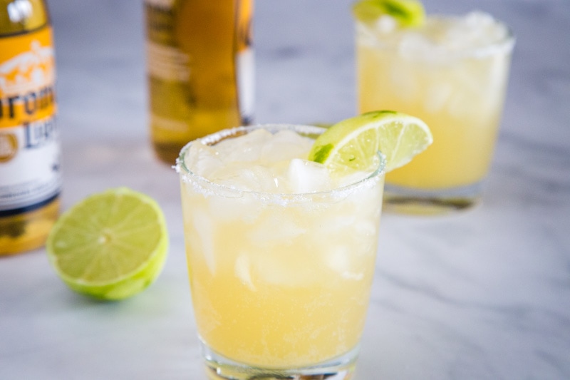 Beer Margarita Recipe - this easy cocktail is made from limeade, tequila and beer for a refreshing and fun drink you can enjoy anytime!