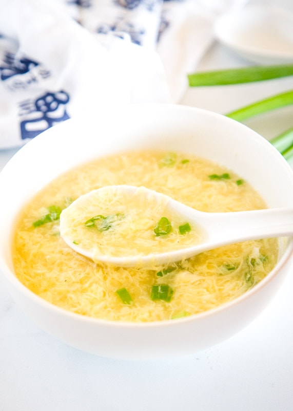 Make your own Chinese take out egg drop soup at home in just 15 minutes!
