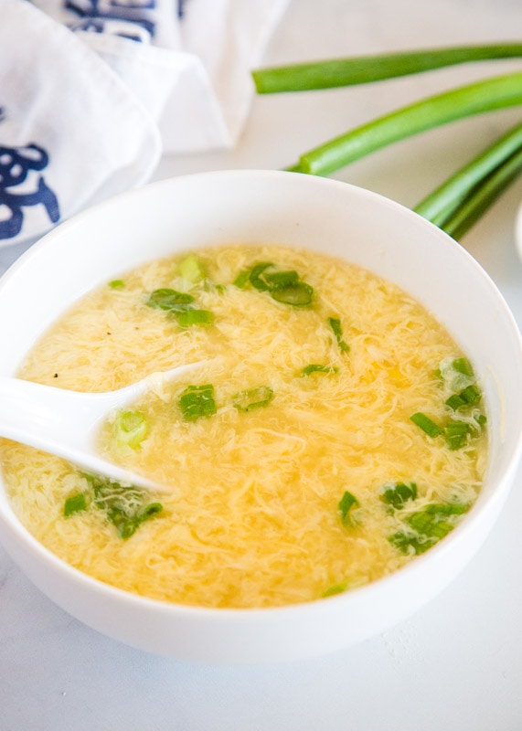 Egg Drop Soup is a Chinese restaurant staple and it is so easy to make at home!