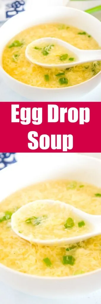 Egg Drop Soup Recipe - a classic Chinese take out dish you can make at home in just 15 minutes.  Seriously comforting, better than the restaurant version and so easy to make. 