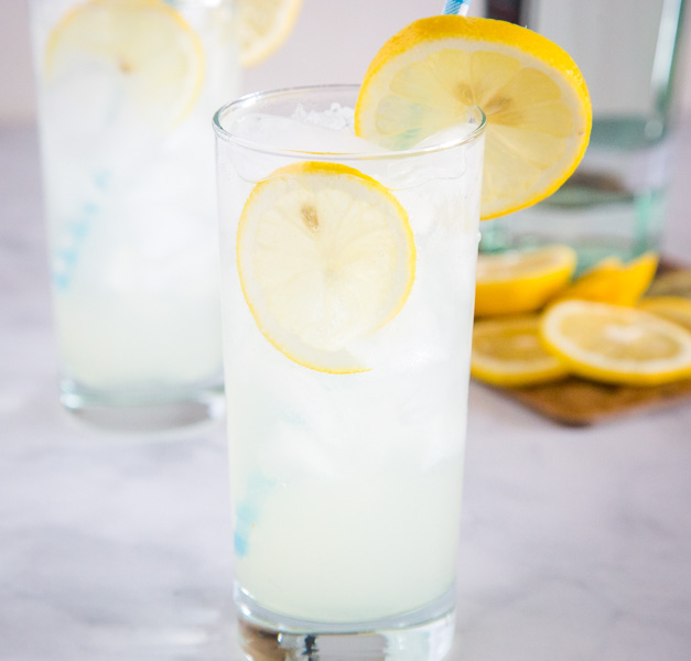 Tom Collins Cocktail - this is a classic gin cocktail that is tart, slightly sweet, and topped with club soda to make it fizzy and delicious.  It is refreshing and perfect for sipping any time! 