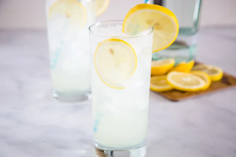 Tom Collins Cocktail - this is a classic gin cocktail that is tart, slightly sweet, and topped with club soda to make it fizzy and delicious.  It is refreshing and perfect for sipping any time! 