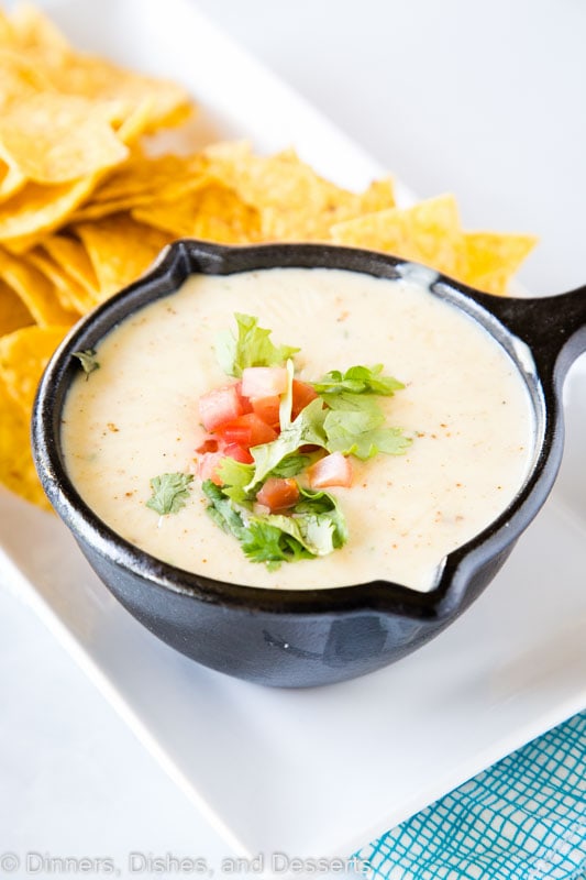 White Queso just like your favorite Mexican restaurant