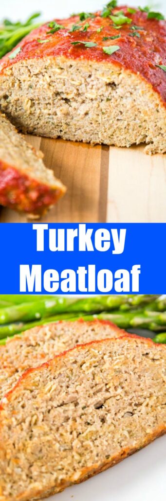 Easy Turkey Meatloaf - Use ground turkey to make this flavorful, moist, tender and delicious turkey meatloaf recipe. Great comfort food that is healthy and tasty!