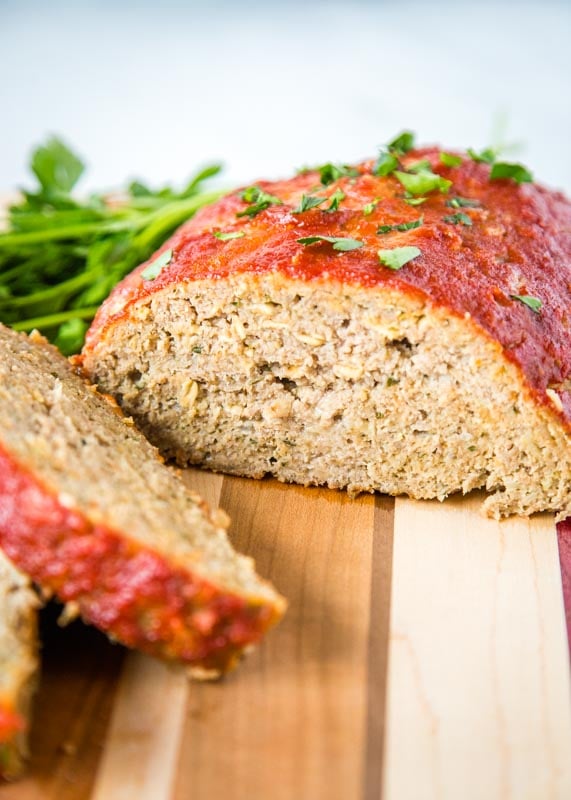 Make meatloaf that is just a little bit better for you. This uses ground turkey but is still tender, moist, and delicious!