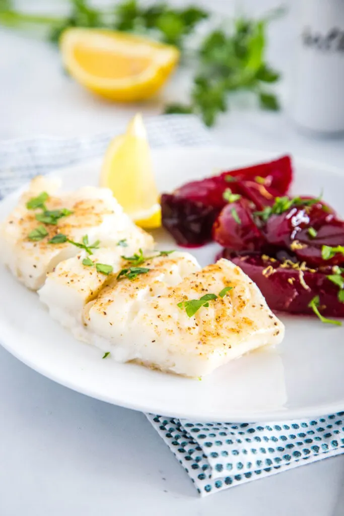 Get dinner on the table fast with baked cod fillets