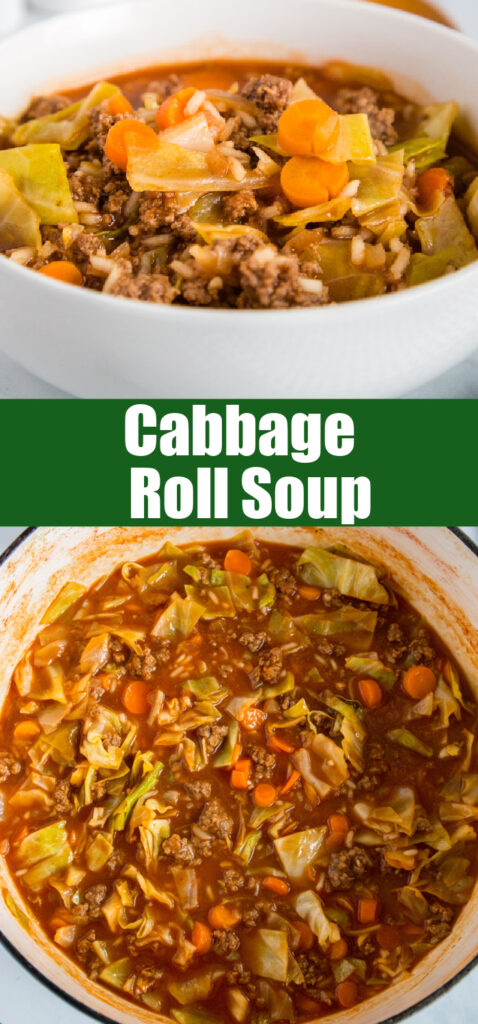 close up cabbage soup for pinterest