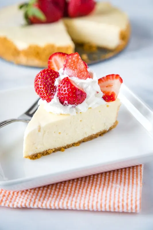 Making cheesecake in the instant pot is so fast and easy compared to a traditional cheesecake