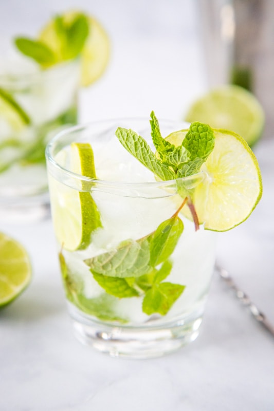 A refreshing and delicious mojito margarita