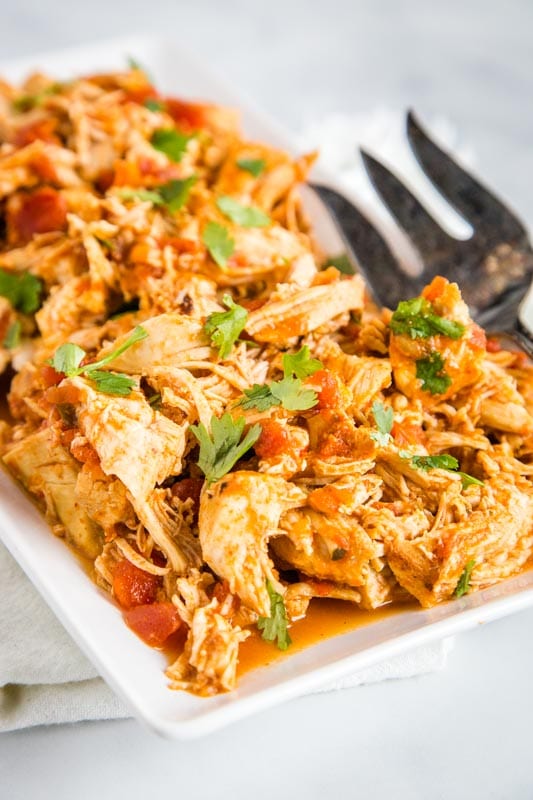 Pressure cooker chicken for enchiladas hot sale