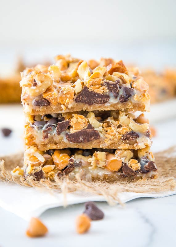 Seven layer bars stacked