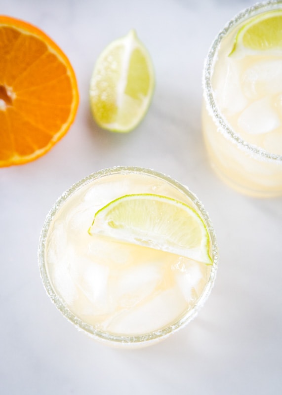 Zero guilt with a skinny margarita that is light and refreshing