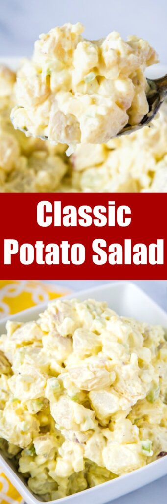 Classic Potato Salad - a homemade potato salad that is just like mom used to make.  Super creamy, tangy, easy to make and the perfect addition to any summer meal!