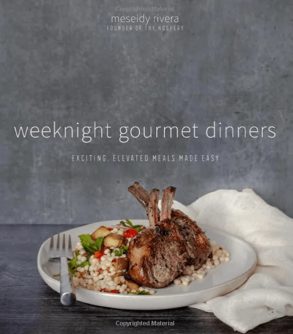 weeknight gourmet dinners cookbook cover