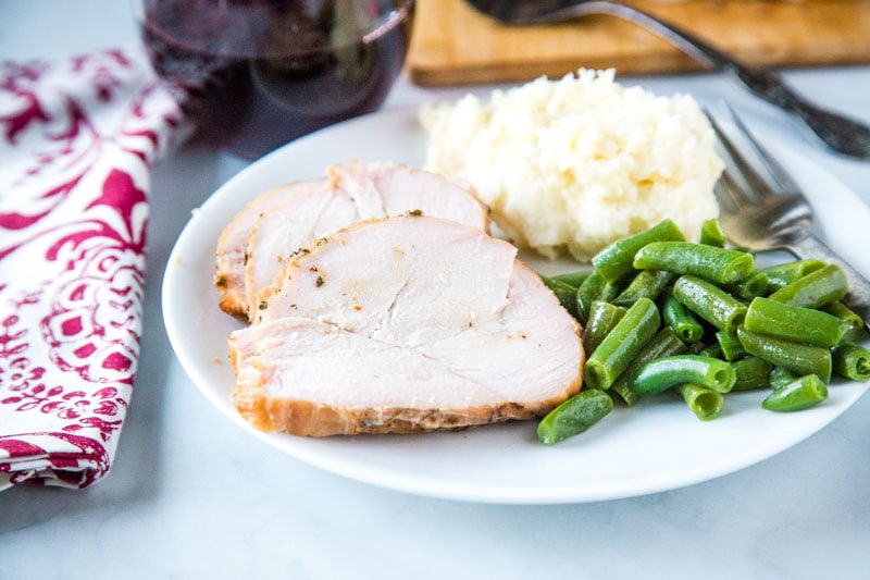 Smoked Turkey Breast - tender and juicy turkey breast that has a great smoky flavor. It is super simple to make and will impress every time!